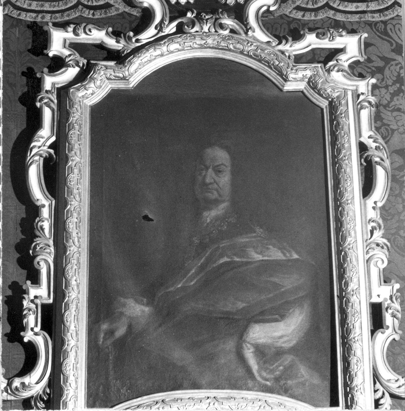 ritratto d'uomo (dipinto) - ambito parmense (inizio sec. XVIII)