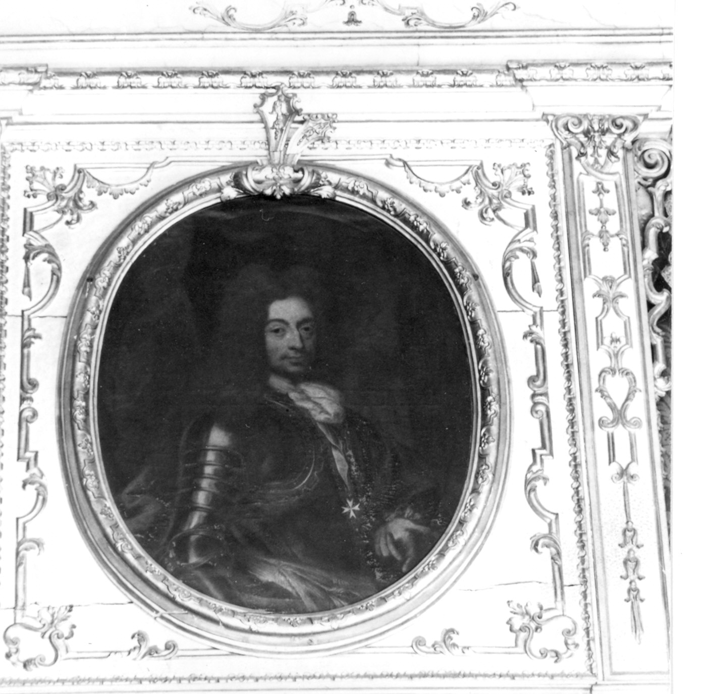 ritratto d'uomo (dipinto) - ambito parmense (inizio sec. XVIII)