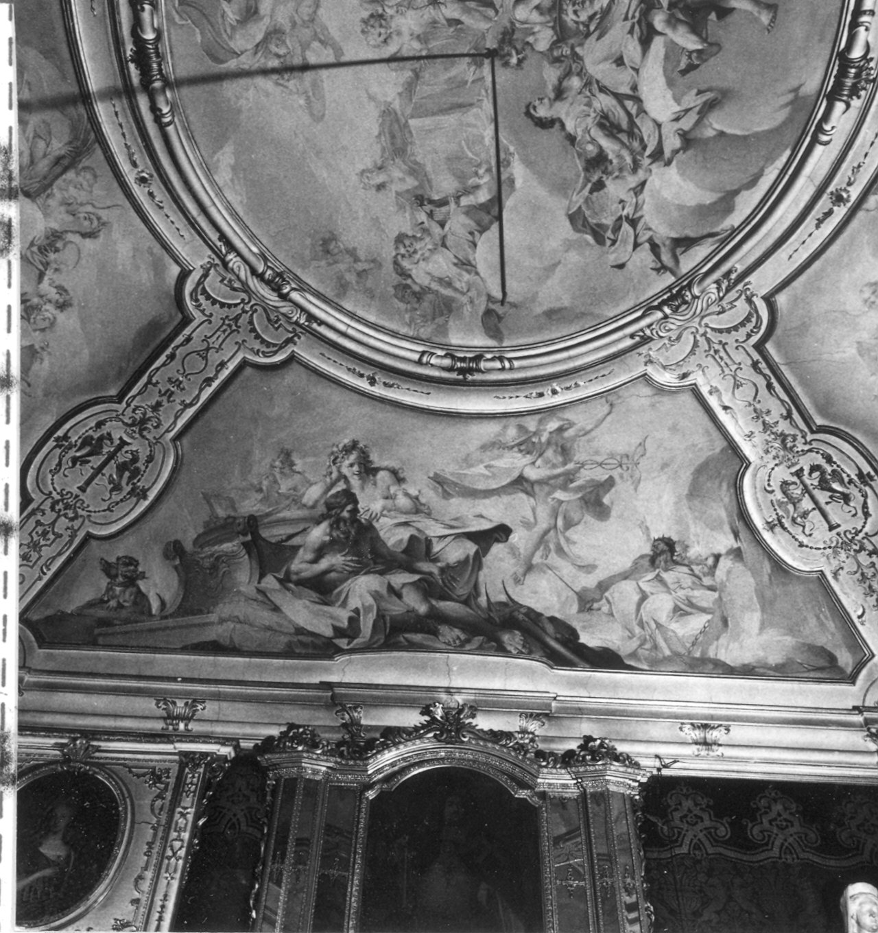 sovrapporta, serie - ambito parmense (prima metà sec. XVIII)