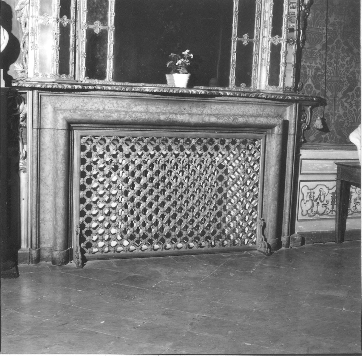 parafuoco, coppia - ambito parmense (prima metà sec. XVIII)