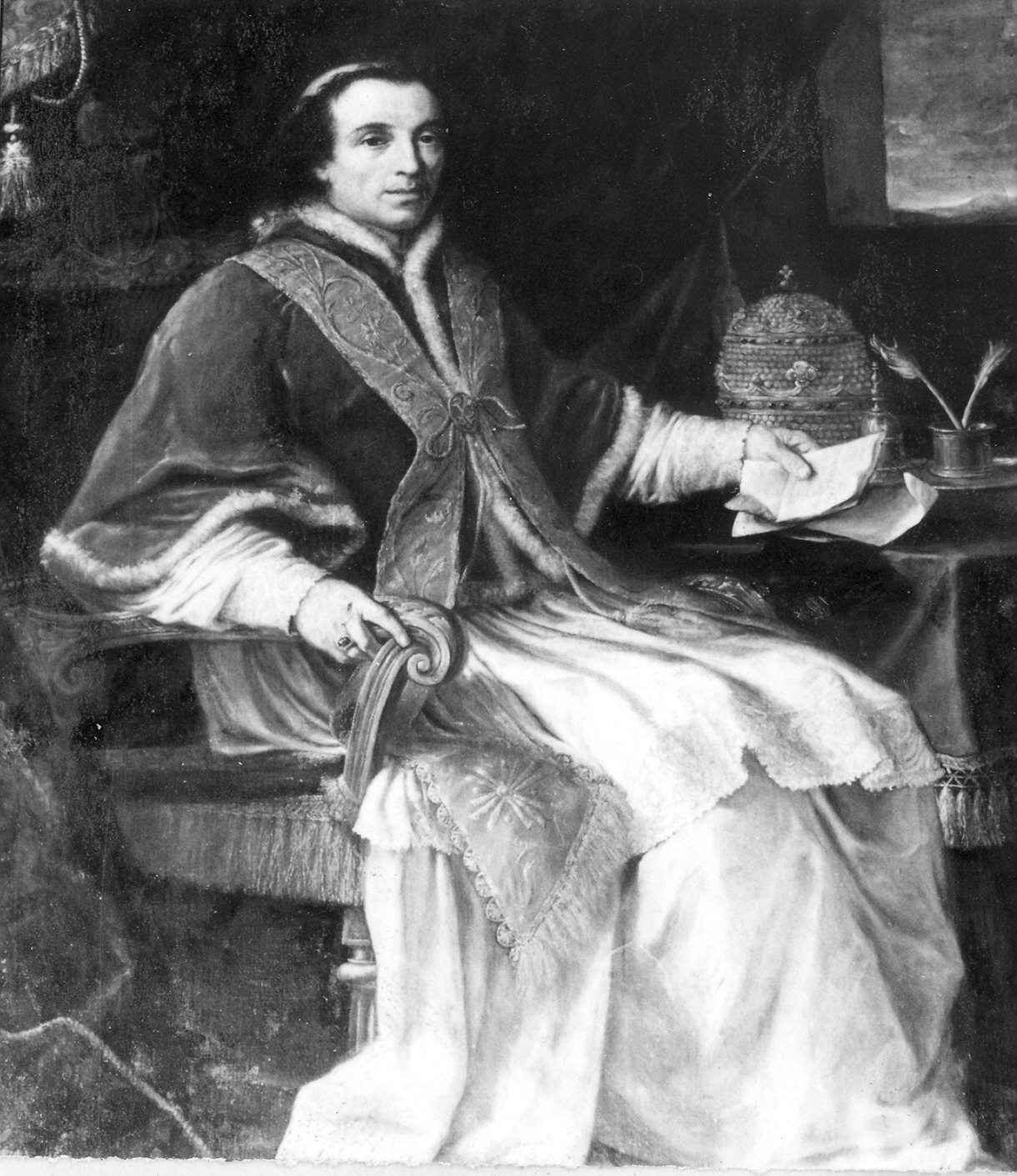 ritratto di papa Pio VII (dipinto) - ambito parmense (fine/inizio secc. XVIII/ XIX)