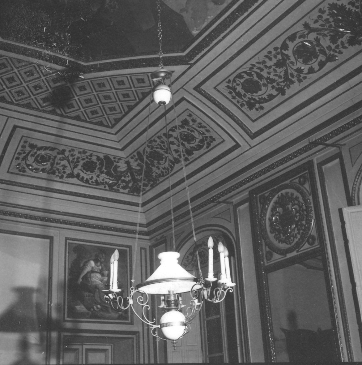 lampadario - a bracci - ambito parmense (inizio sec. XIX)