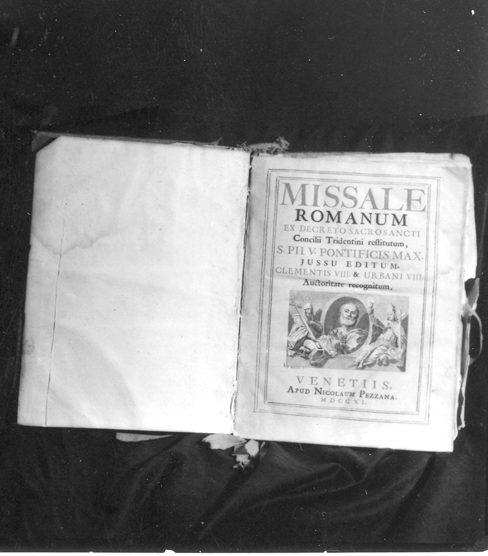 coperta di libro liturgico - ambito veneziano (sec. XVIII)