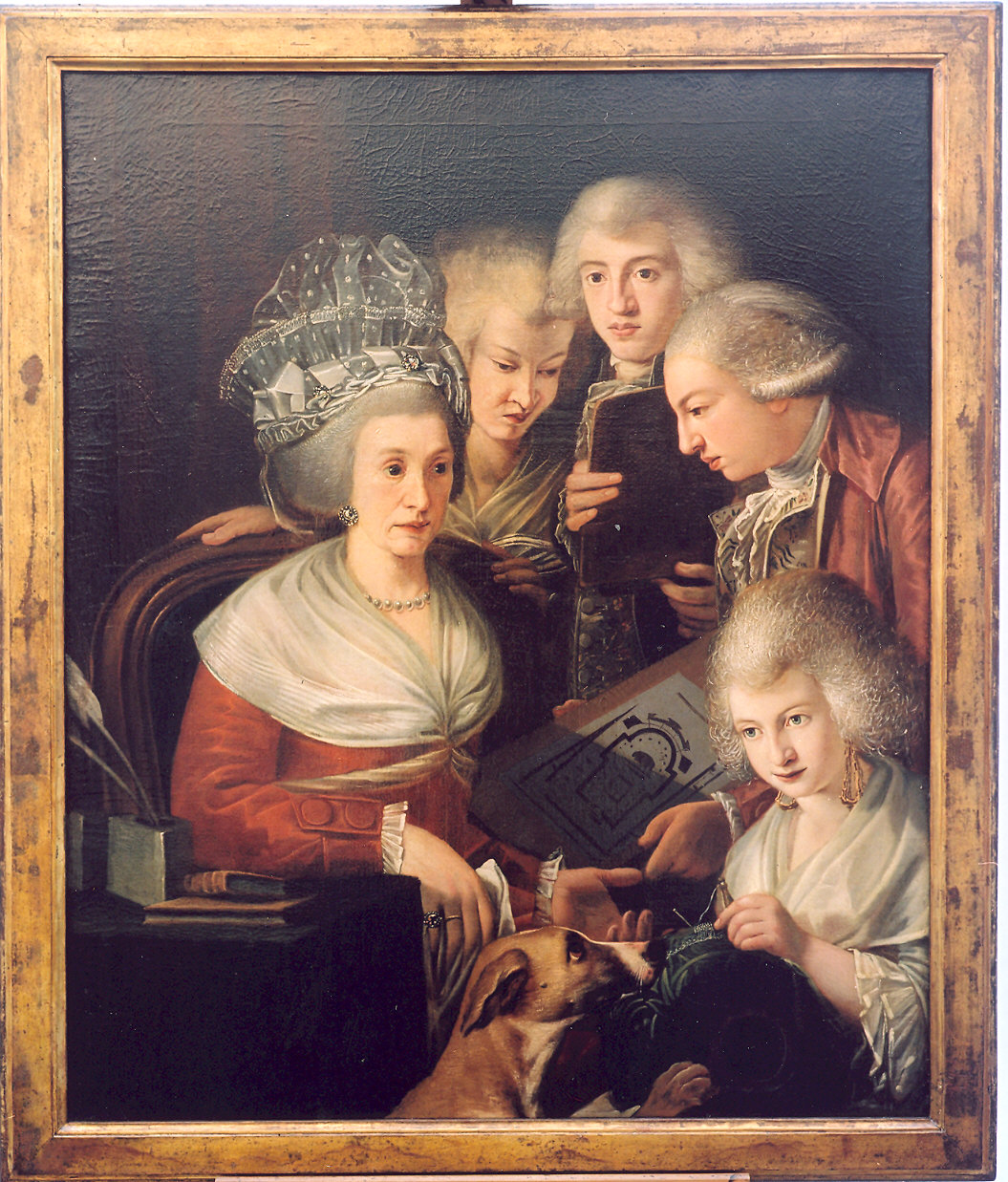 Ritratto della Famiglia Chepy (dipinto) di Zoffany Johann (attribuito) (sec. XVIII)