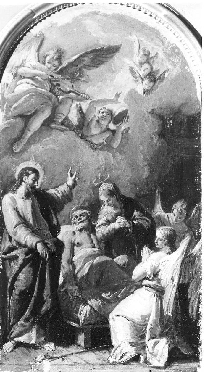 Morte di San Giuseppe (dipinto) di Fontebasso Francesco (sec. XVIII)