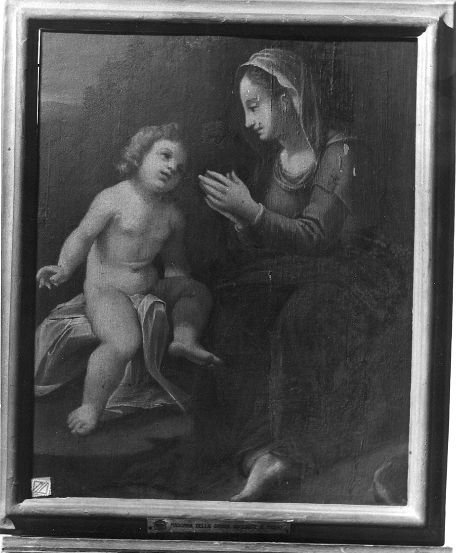 Madonna della Ghiara, Madonna con Bambino (dipinto) - ambito emiliano (sec. XVII)