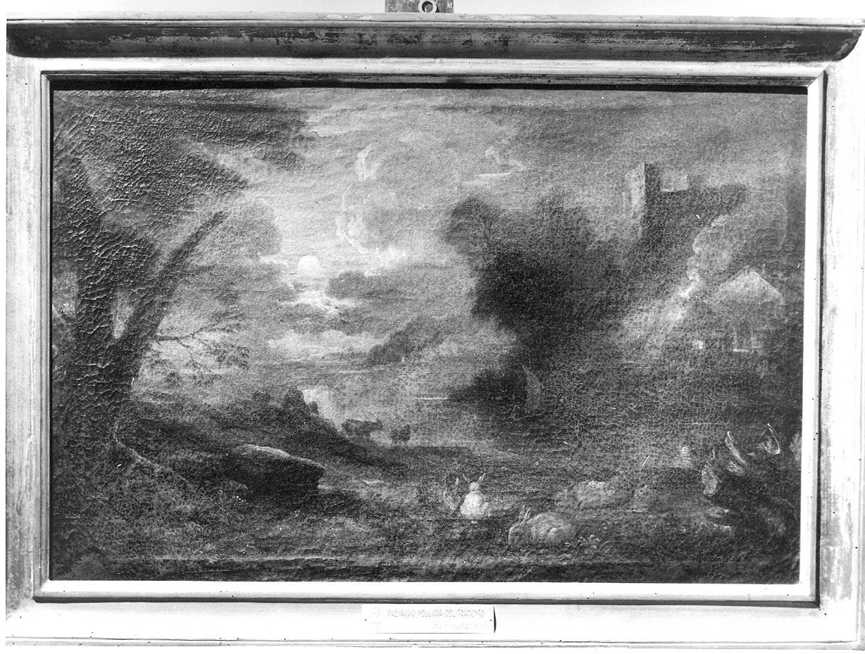 Paesaggio fluviale (dipinto, ciclo) di Mulier Pieter il Giovane detto Cavalier Tempesta (fine sec. XVII)