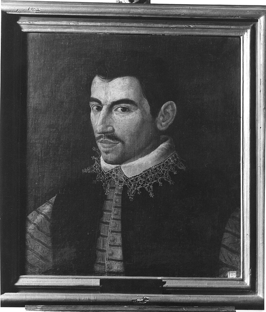 Ritratto d'uomo (dipinto) - ambito emiliano-lombardo (prima metà sec. XVII)