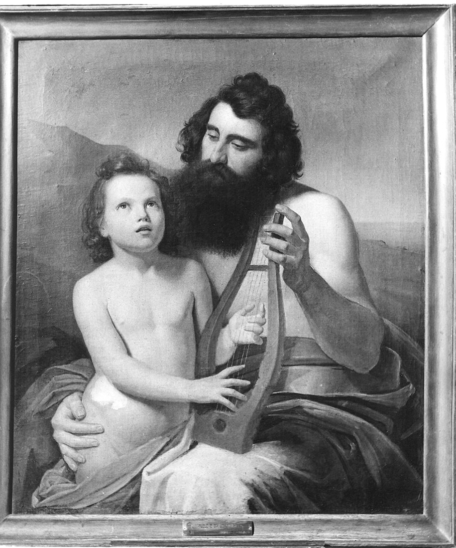 Samuele e David giovinetto (dipinto) di Scaramuzza Francesco (seconda metà sec. XIX)