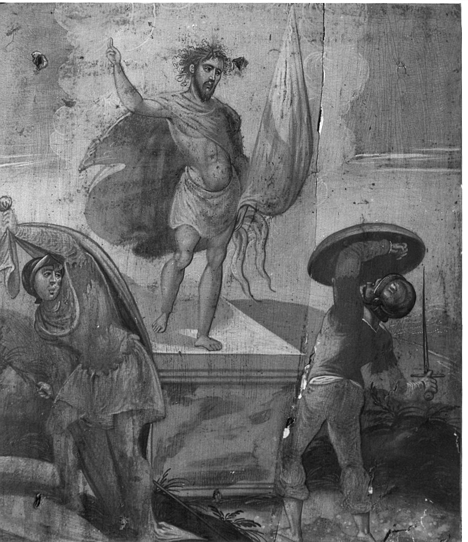 Resurrezione di Cristo (dipinto) - ambito cretese (fine sec. XVI)