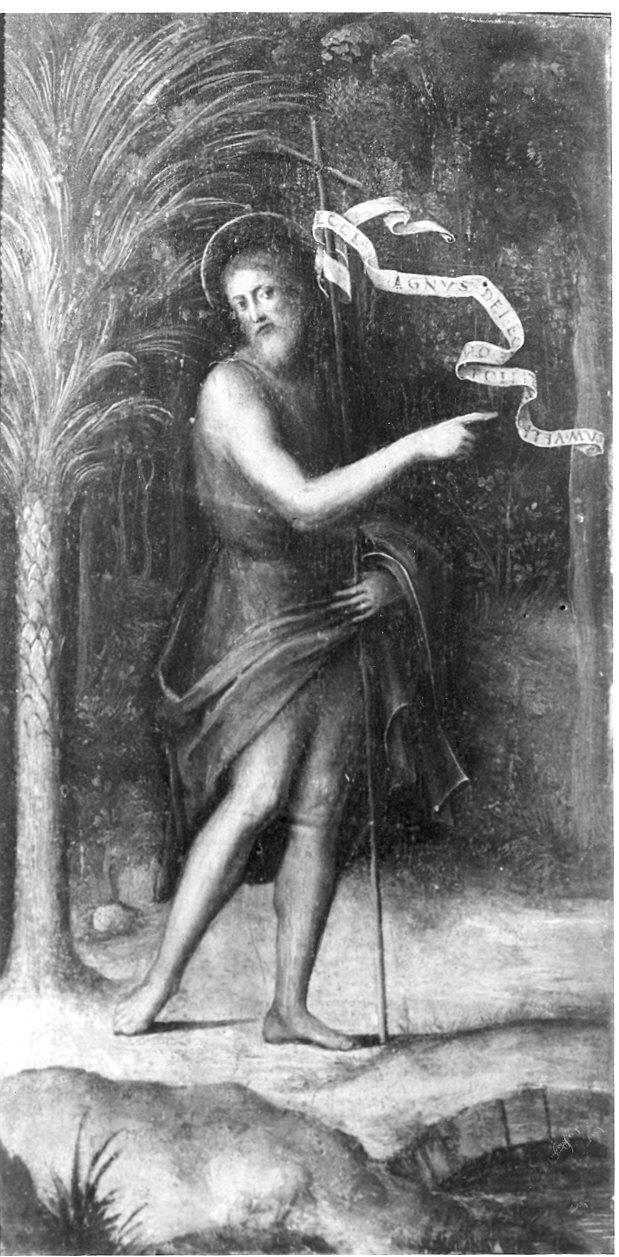 San Giovanni Battista (dipinto, pendant) - ambito italiano (?) (sec. XIX)