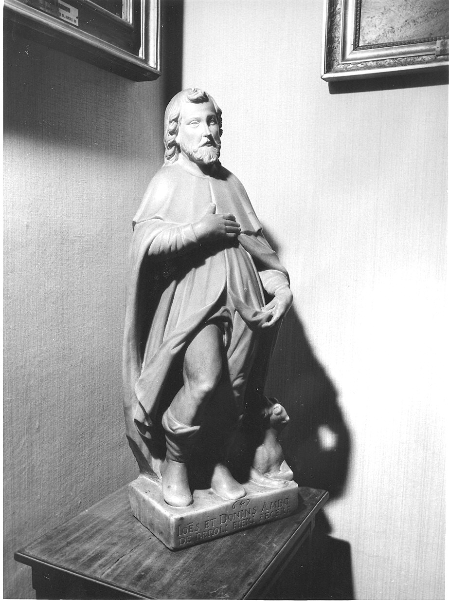 San Rocco (statua) di Beroli Giovanni, Beroli Domenico (sec. XVII)