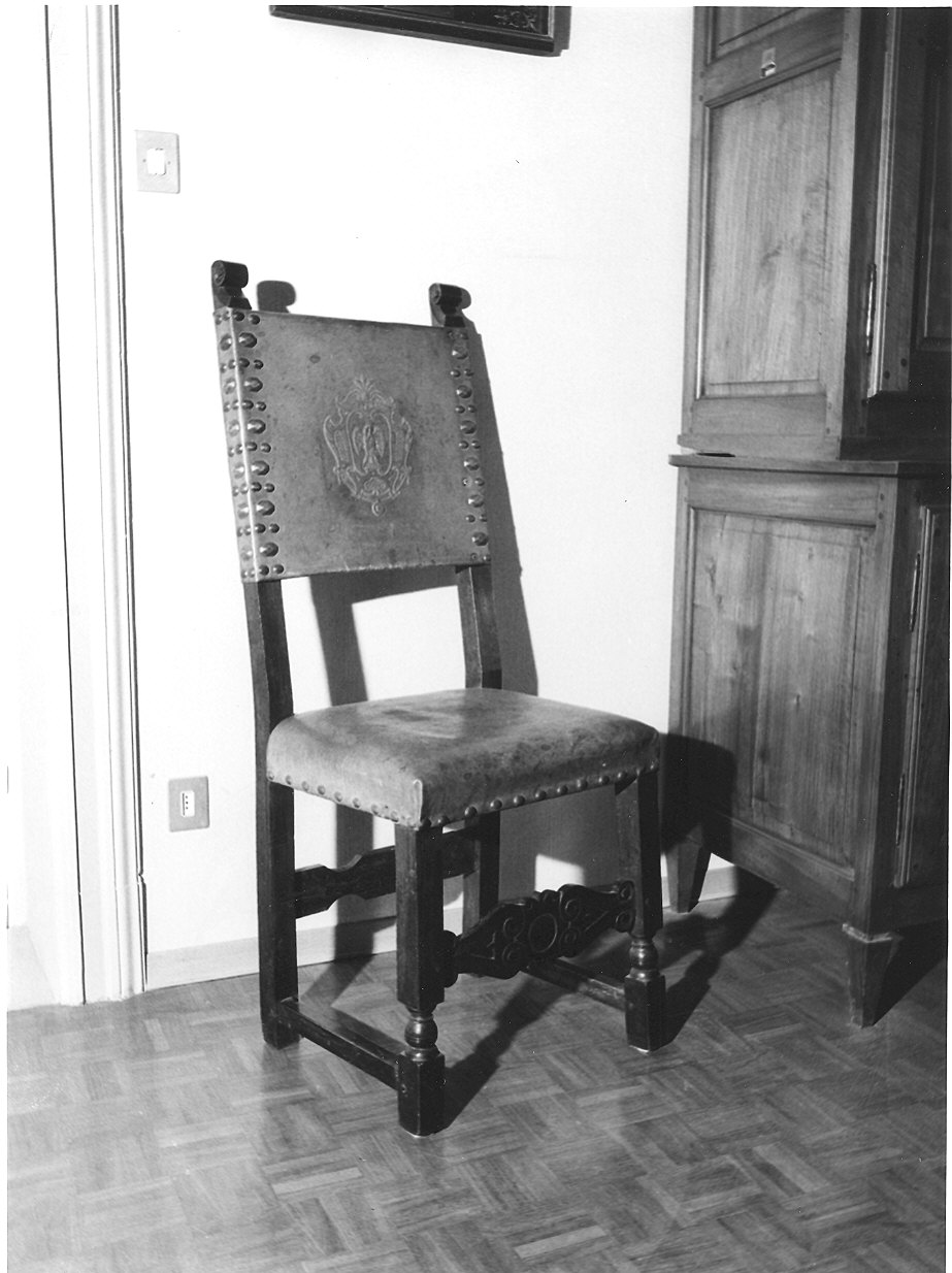 seggiola, serie - ambito parmense (fine sec. XVII)