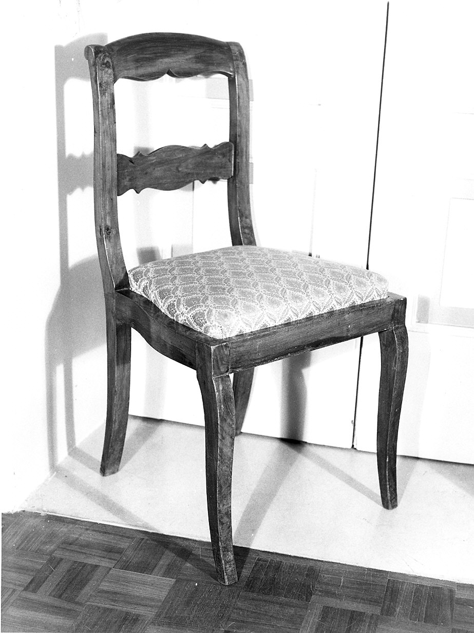 seggiola - ambito parmense (primo quarto sec. XIX)