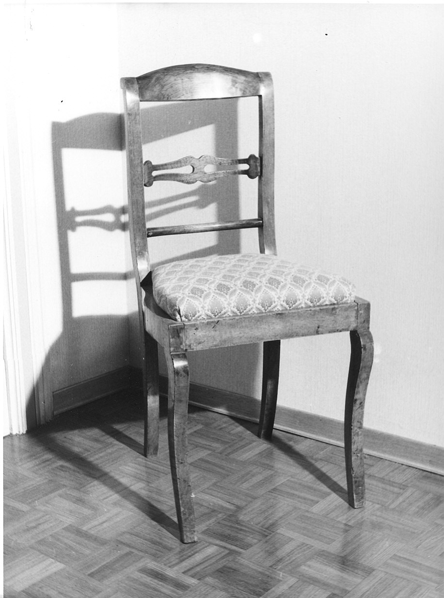 seggiola, coppia - ambito parmense (prima metà sec. XIX)