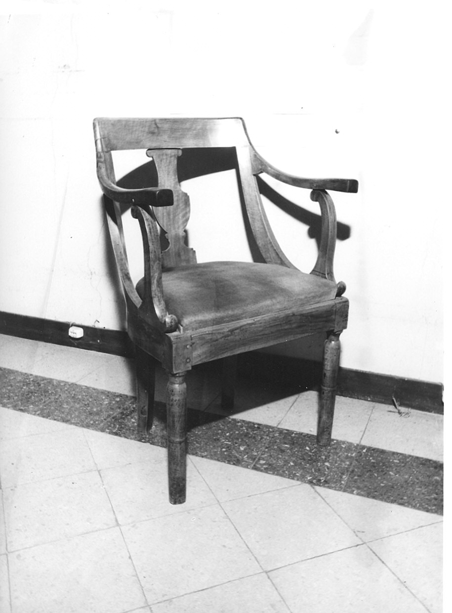 poltroncina - ambito parmense (prima metà sec. XIX)