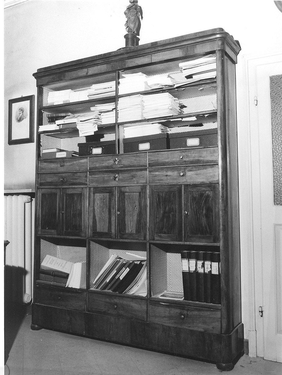 libreria - ambito parmense (seconda metà sec. XIX)