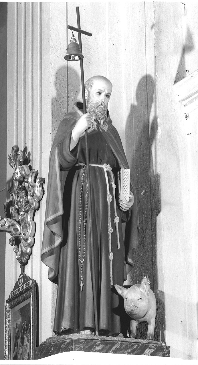 Sant'Antonio Abate (statua) - produzione parmense (sec. XX)