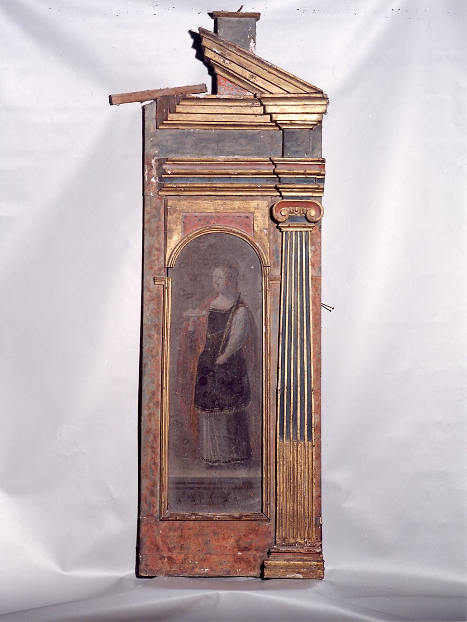 Sant'Agata (dipinto, complesso decorativo) - ambito emiliano (prima metà sec. XVII)