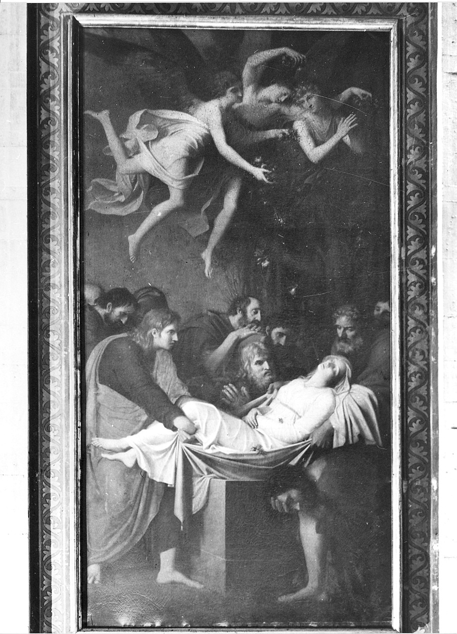 apostoli portano la Madonna al sepolcro (dipinto) di Landi Gaspare (secc. XVIII/ XIX)