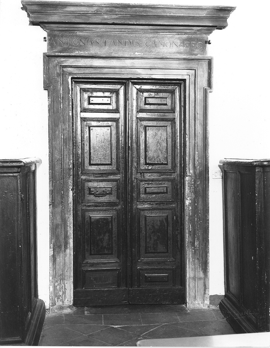 porta - a due battenti - ambito piacentino (sec. XVI)