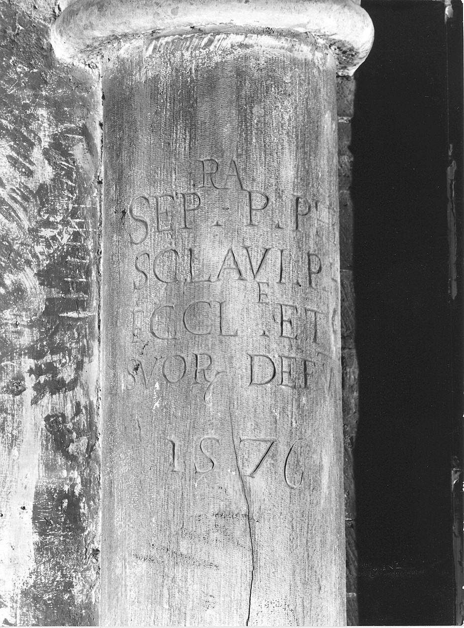 lapide - ambito piacentino (sec. XVI)