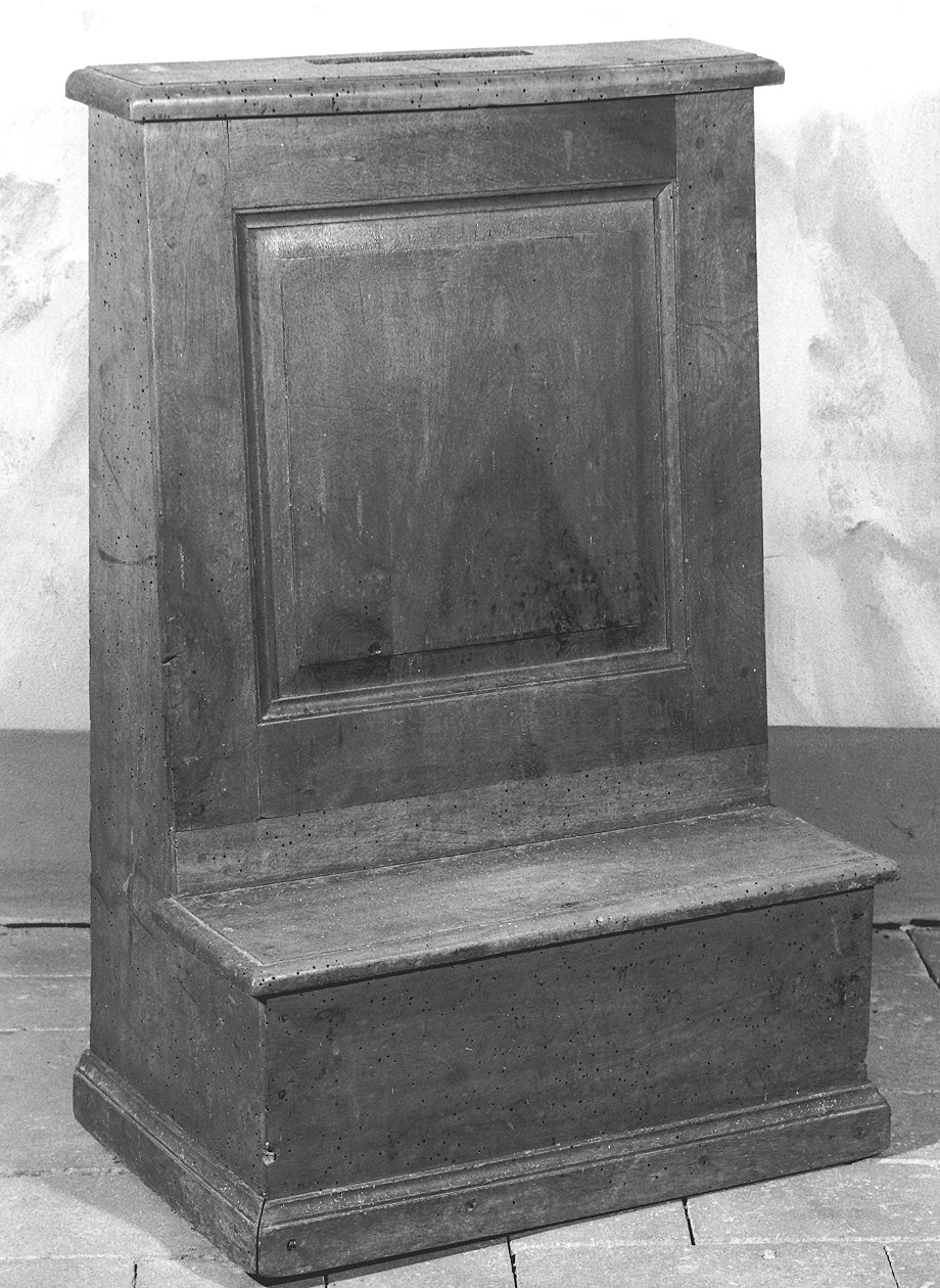 inginocchiatoio - ambito parmense (inizio sec. XIX)