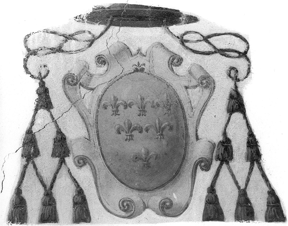 stemma gentilizio (dipinto) - ambito parmense (primo quarto sec. XVII)