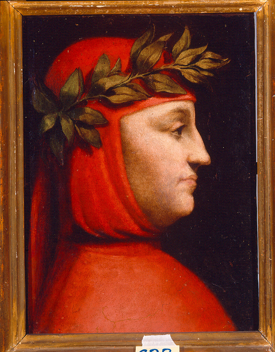 ritratto di Francesco Petrarca (dipinto) - ambito emiliano-veneto (sec. XVI)