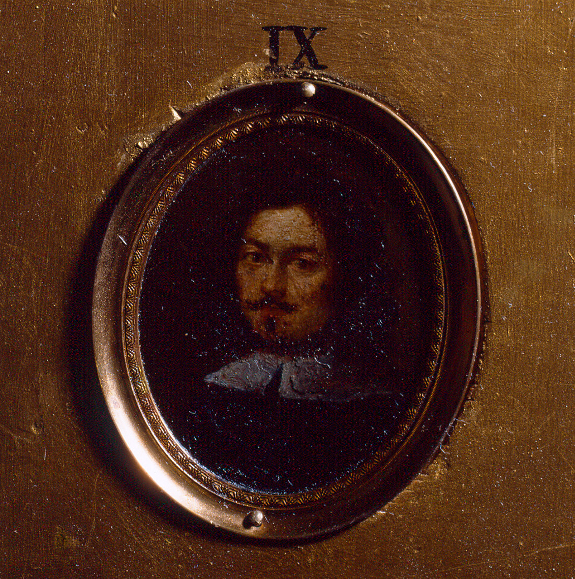 ritratto d'uomo (dipinto, elemento d'insieme) - ambito emiliano (sec. XVII)