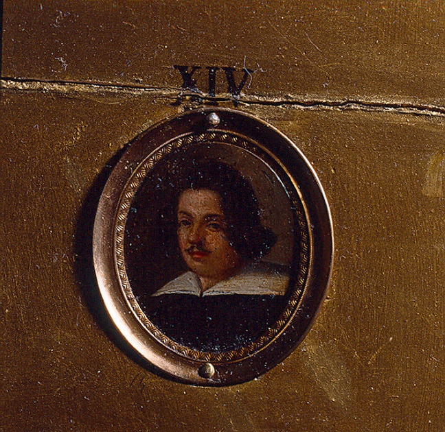 ritratto d'uomo (dipinto, elemento d'insieme) - ambito emiliano (sec. XVII)