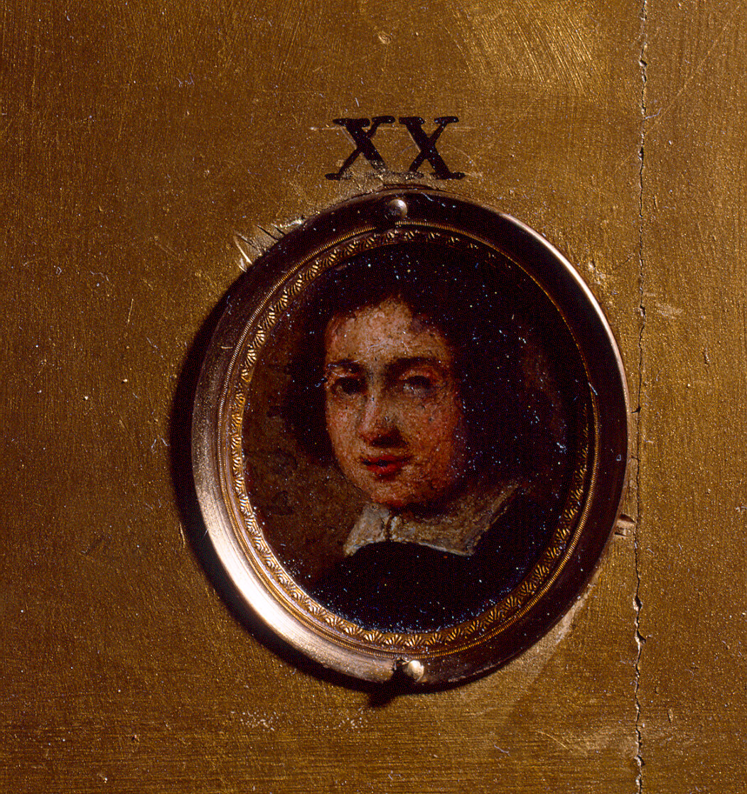 ritratto d'uomo (dipinto, elemento d'insieme) - ambito emiliano (sec. XVII)