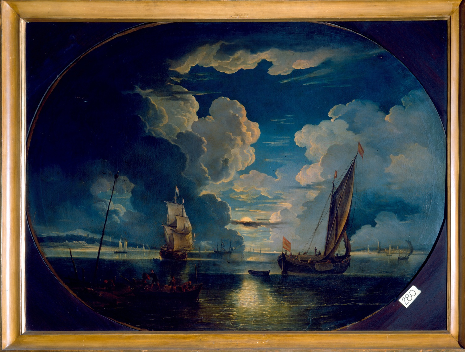 veduta costiera al tramonto (dipinto, coppia) di Mulier Pieter il Giovane detto Cavalier Tempesta (sec. XVII)