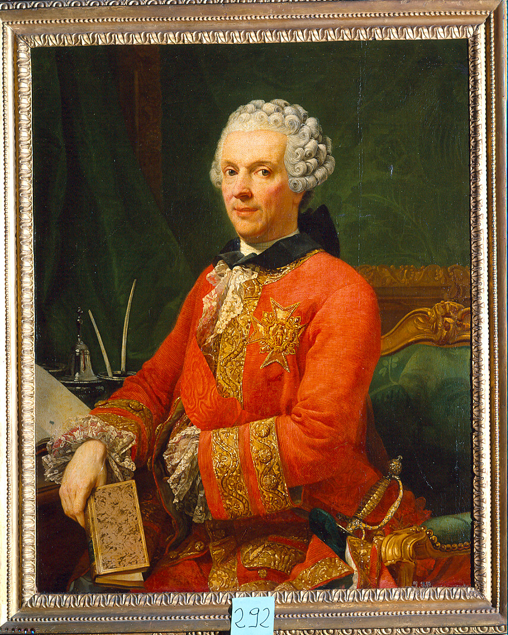 Guillaume du Tillot, marchese di Felino (dipinto) di Ferrari Pietro Melchiorre (sec. XVIII)