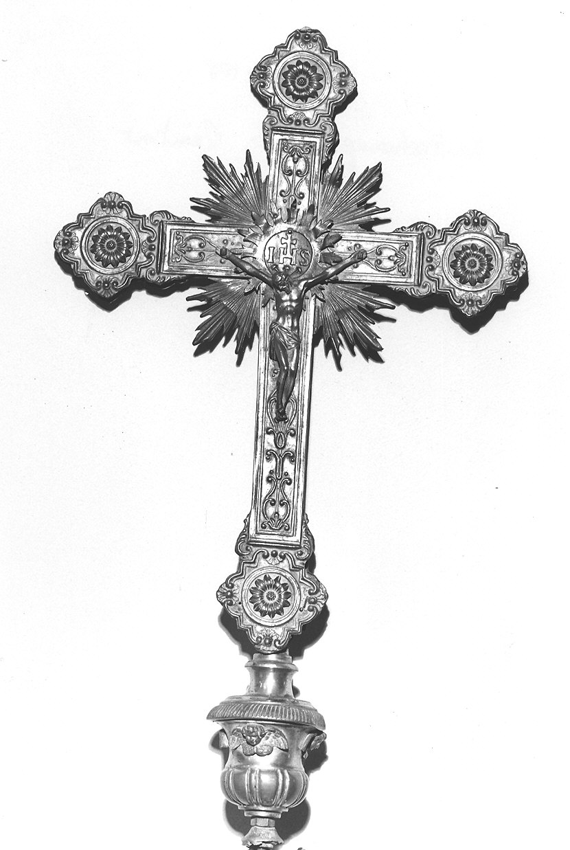 croce processionale - ambito parmense (sec. XIX)