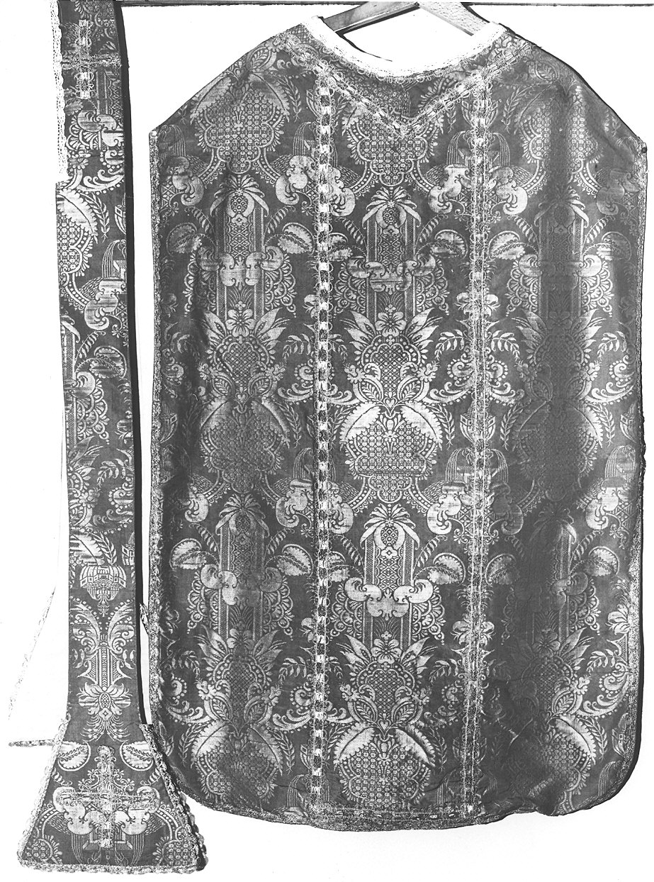 paramento liturgico, insieme - manifattura italiana (sec. XIX)