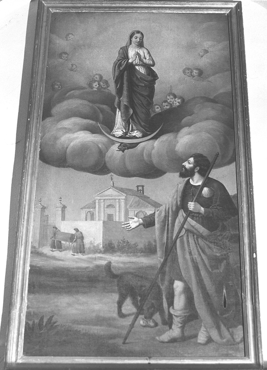 San Rocco (dipinto) - ambito parmense (fine sec. XIX)