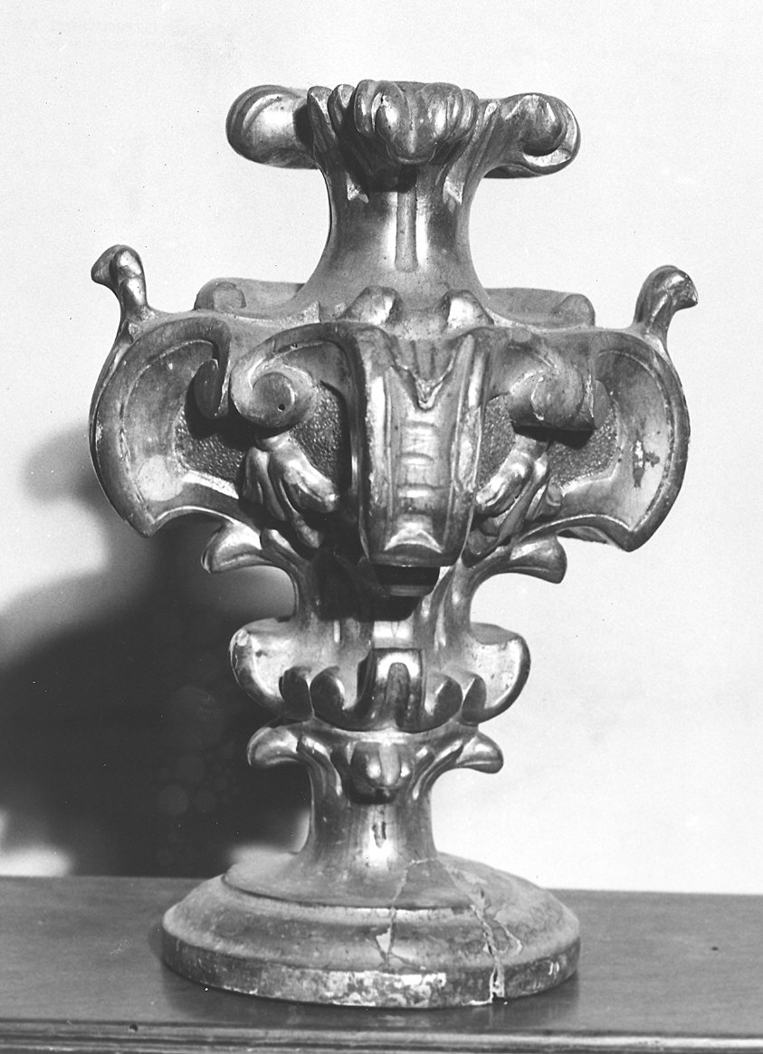 portacandelabro, serie - ambito parmense (sec. XVIII)