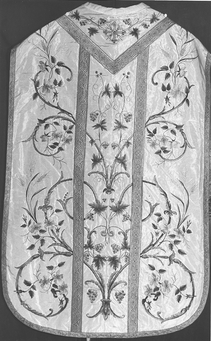 paramento liturgico, insieme - manifattura parmense (sec. XIX)