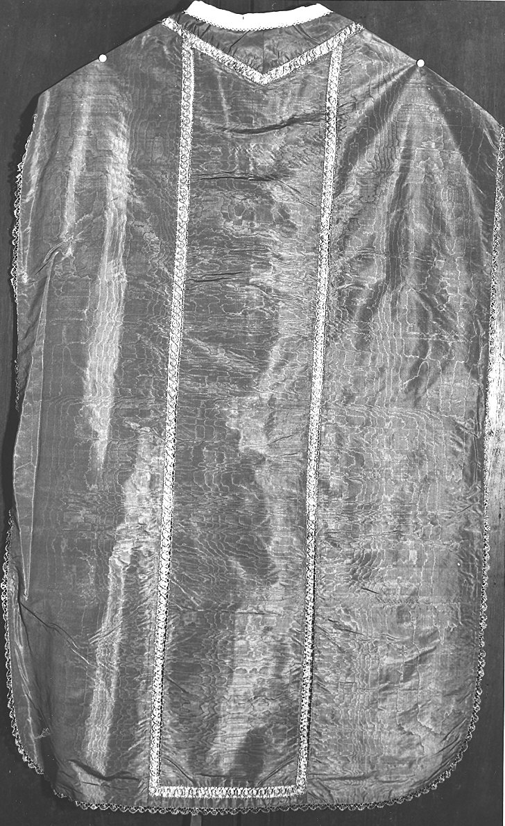 paramento liturgico, insieme - manifattura emiliana (prima metà sec. XIX)