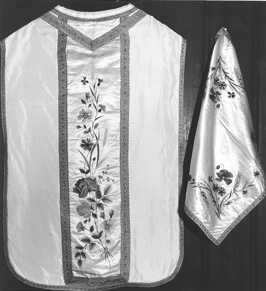 paramento liturgico, insieme - manifattura emiliana (fine sec. XIX)