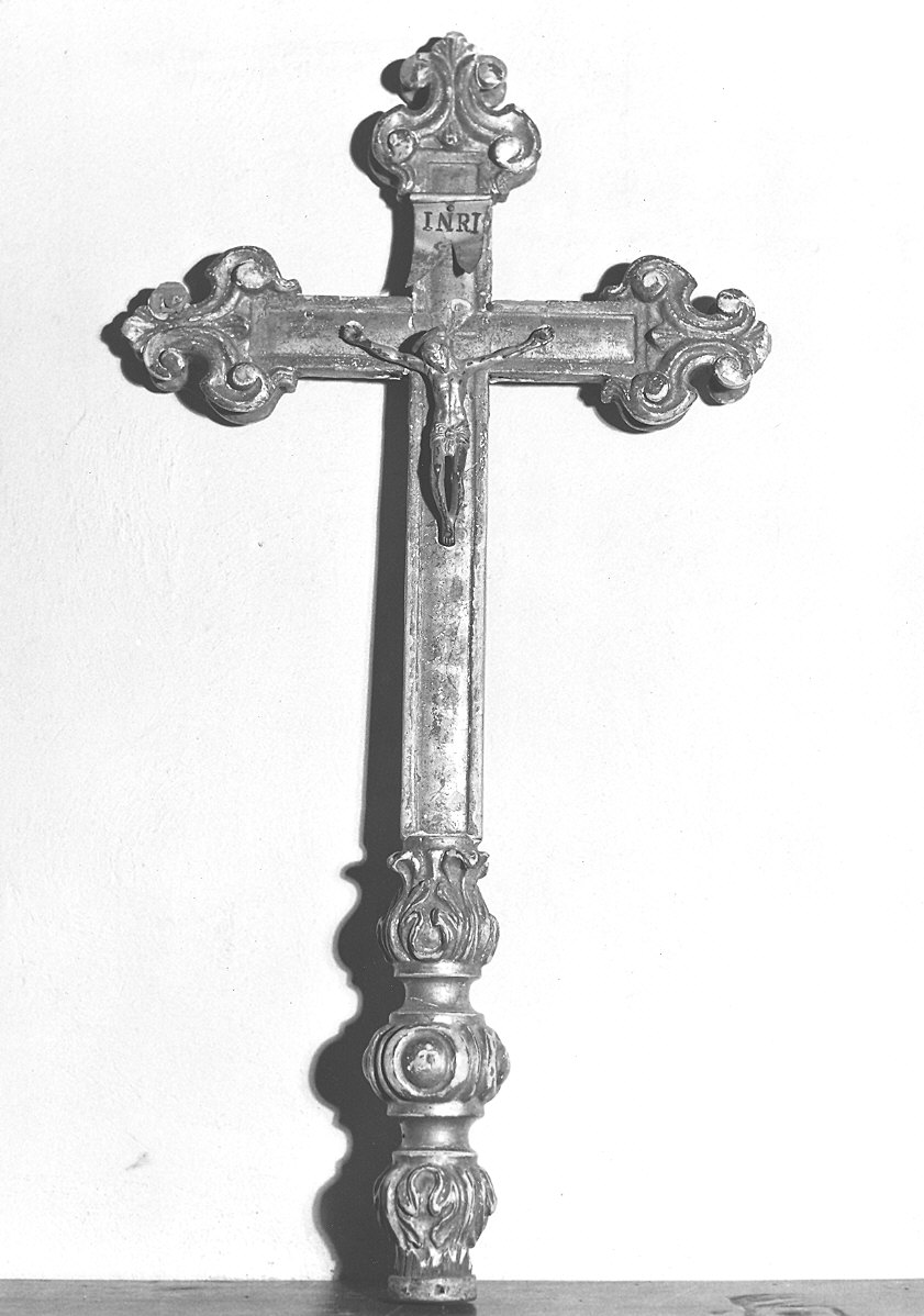 croce processionale - ambito parmense (sec. XVIII)