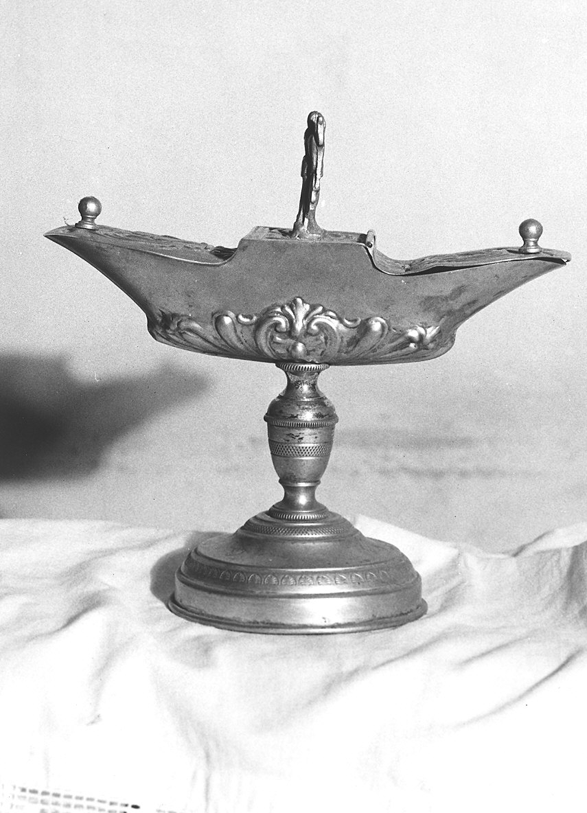 navicella portaincenso - ambito parmense (sec. XIX)