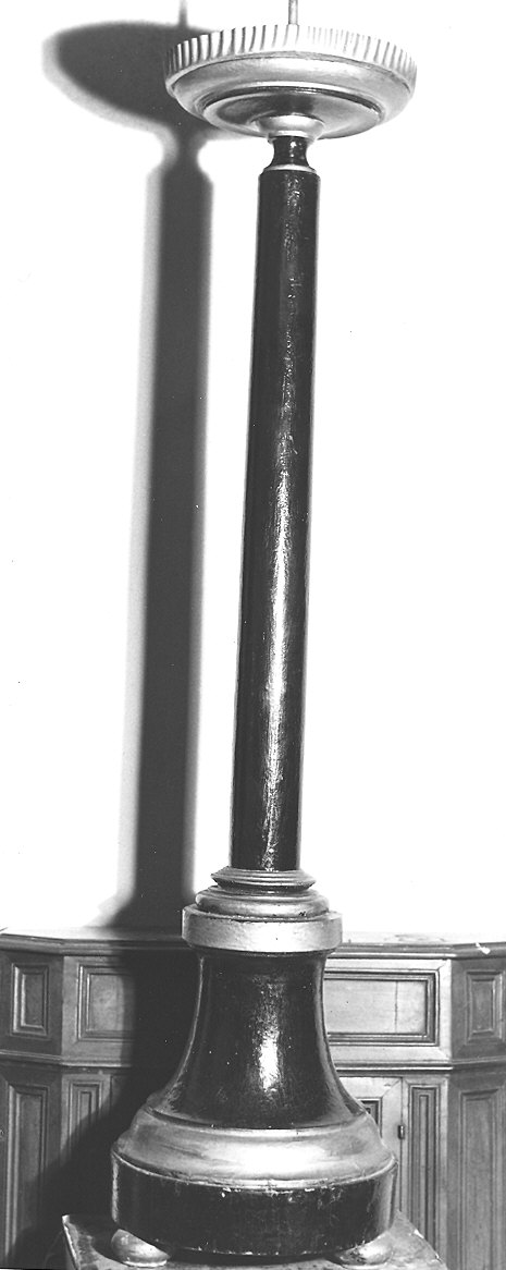 candelabro funebre, serie - ambito parmense (fine/inizio secc. XIX/ XX)