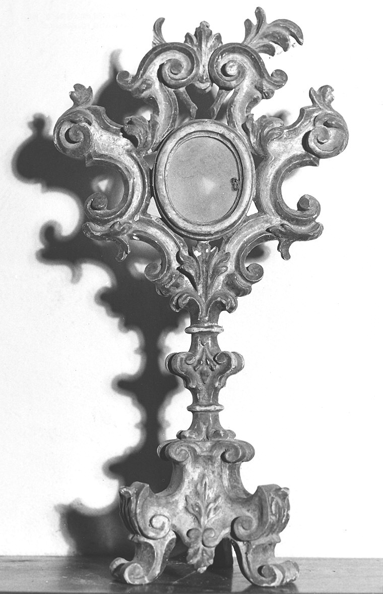 reliquiario - a ostensorio - ambito parmense (sec. XVIII)