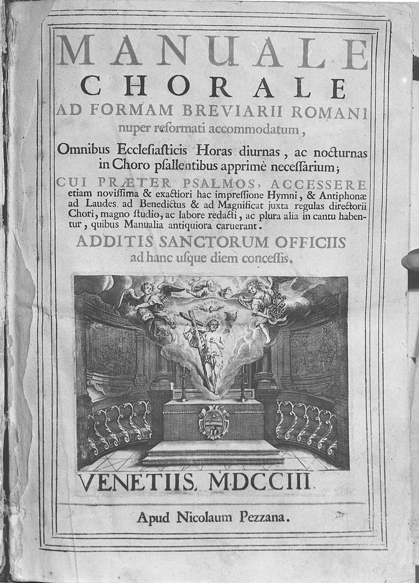 coperta di libro liturgico, elemento d'insieme - ambito veneziano (sec. XVIII)