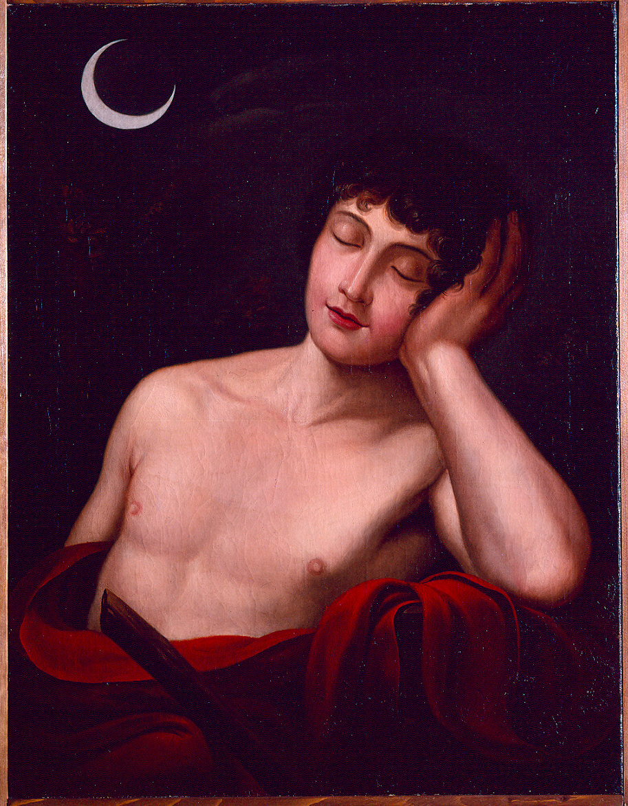 Endimione dormiente (dipinto) di Albasi Gaetano (inizio sec. XIX)