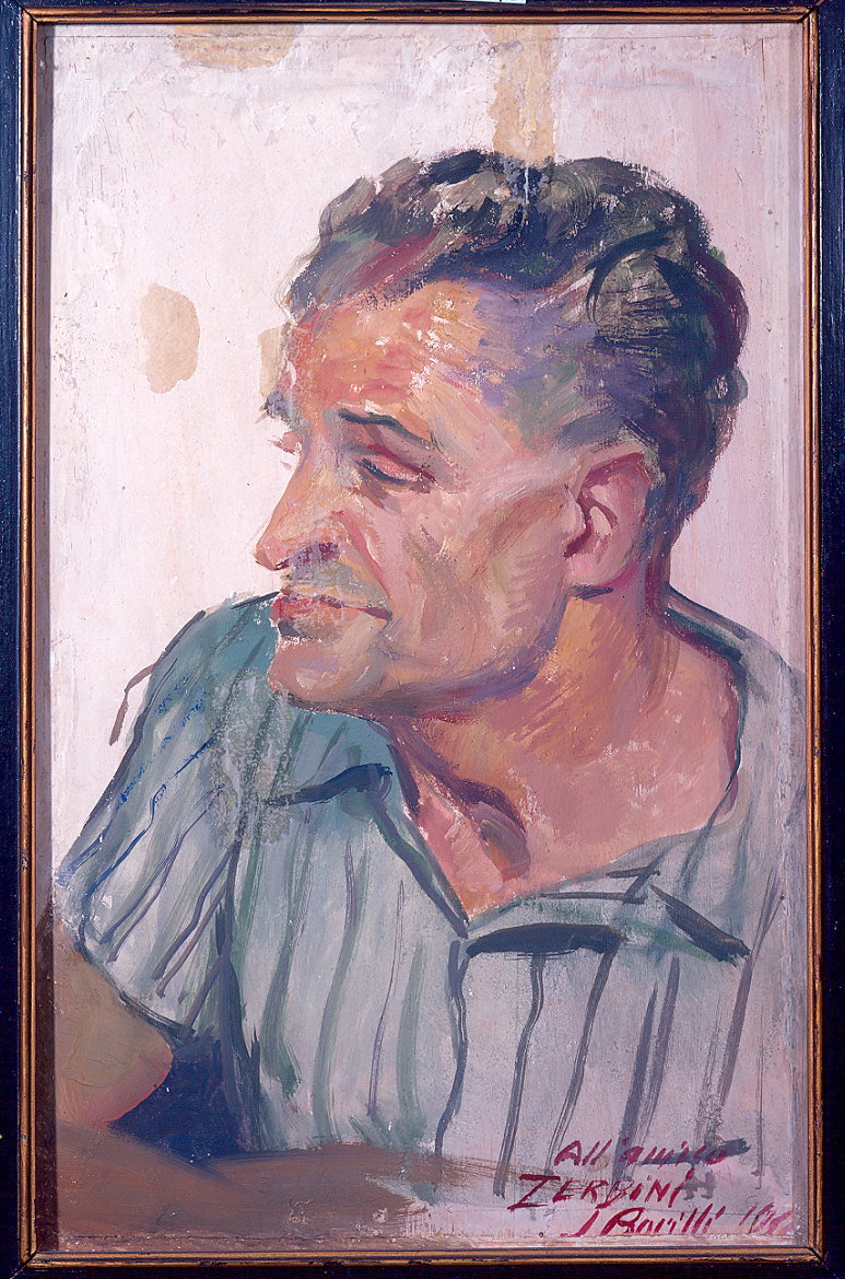 Ritratto di Zerbini (dipinto) di Barilli Latino (sec. XX)