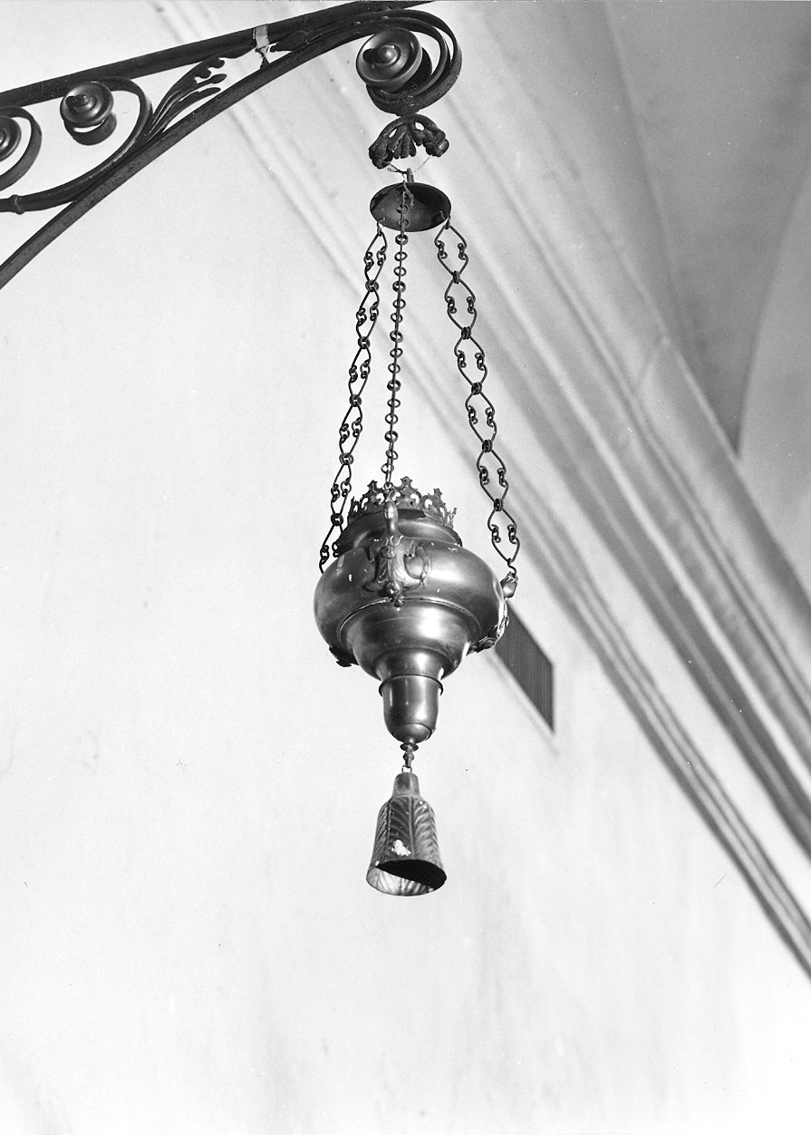 lanterna - pensile, coppia - ambito emiliano (inizio sec. XX)