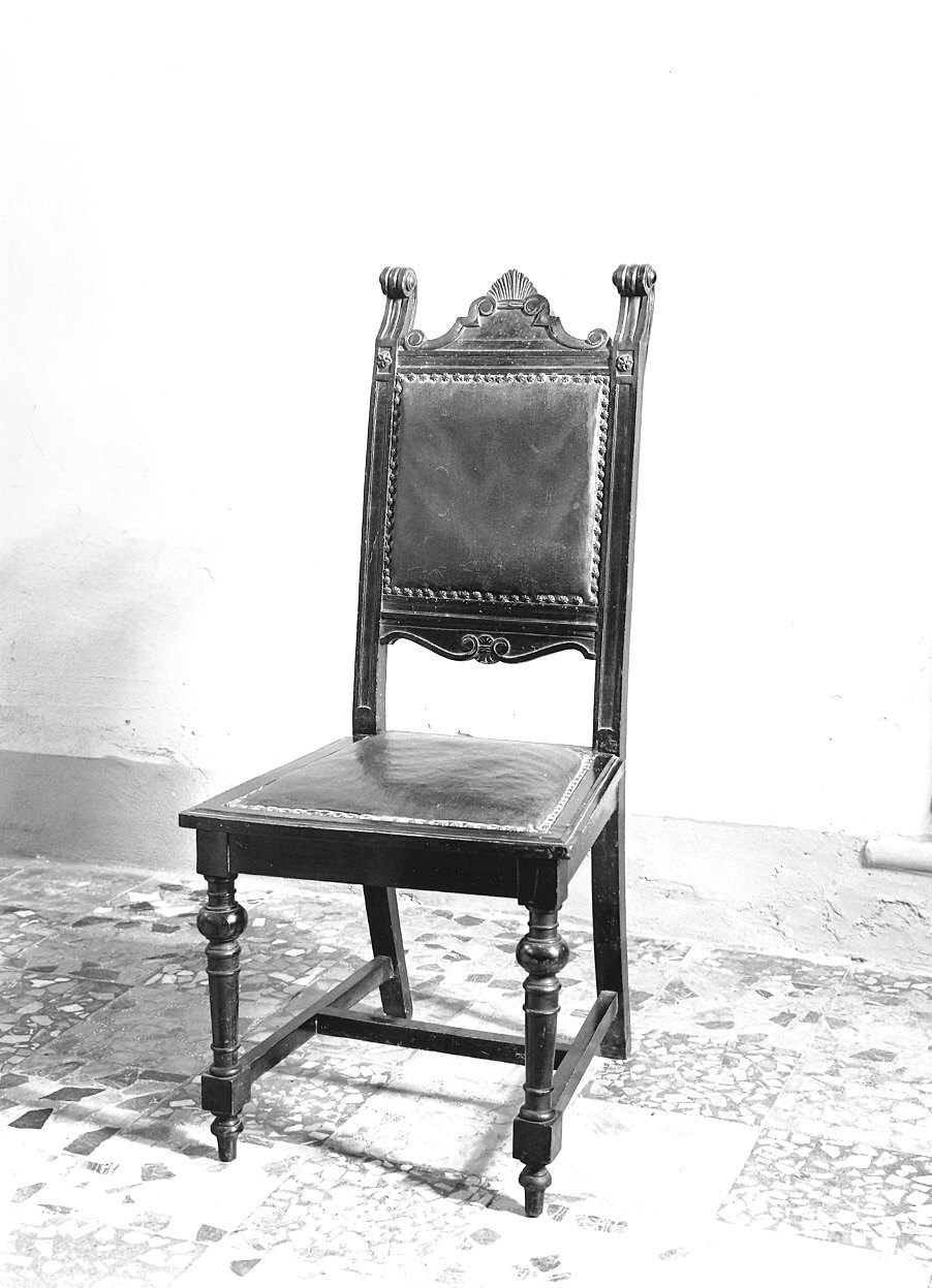 sedia, coppia - ambito emiliano (seconda metà sec. XIX)